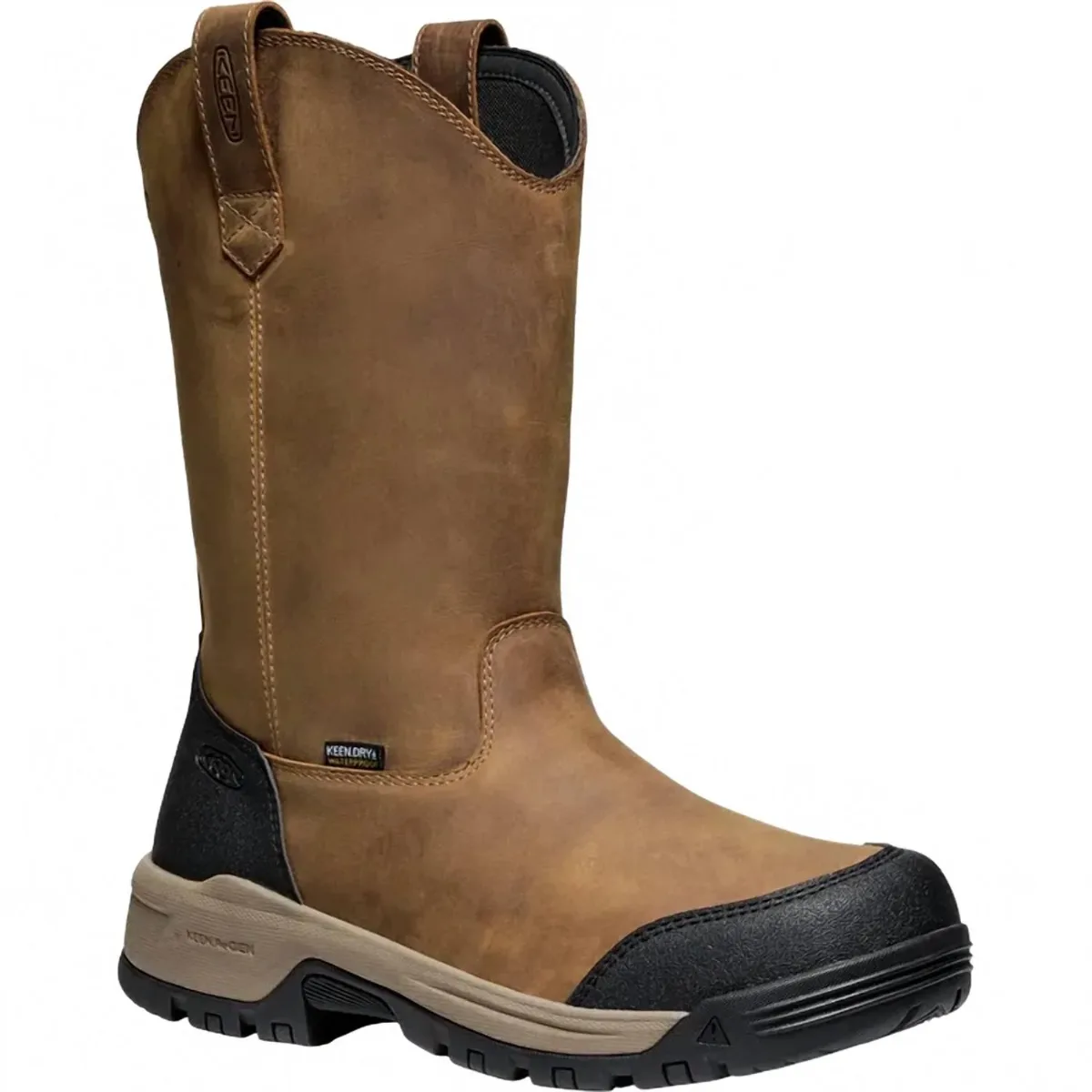 Soft Toe Evanston Waterproof Work Boot by Keen
