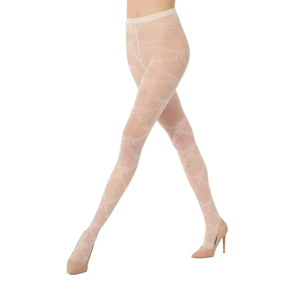 Floral Lace Tights by Wolford