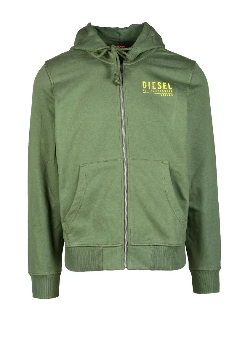 Cropped Zip-Up Sweatshirt by Diesel