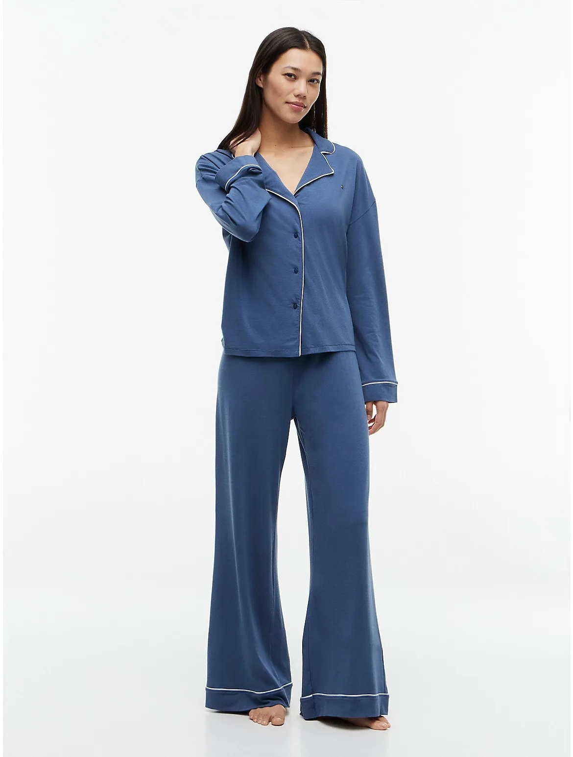 Jersey Shirt & Pant Sleep Set by Tommy Hilfiger