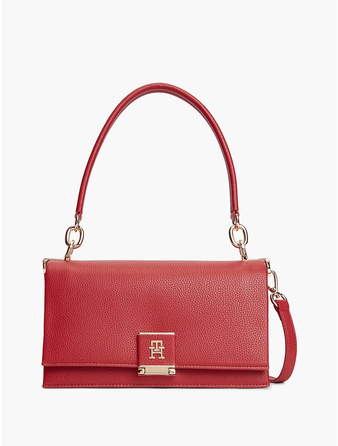 Monogram Flap-Closure Crossbody Bag