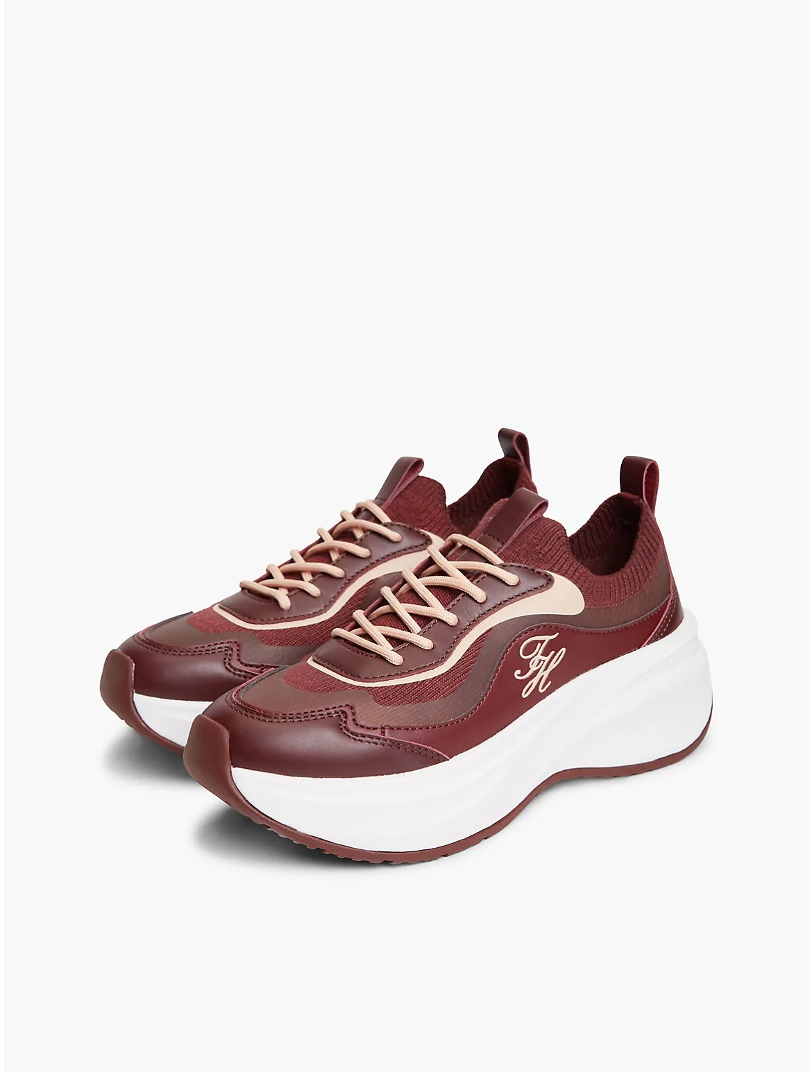 Mixed-Media Platform Runner Sneaker by Tommy Hilfiger