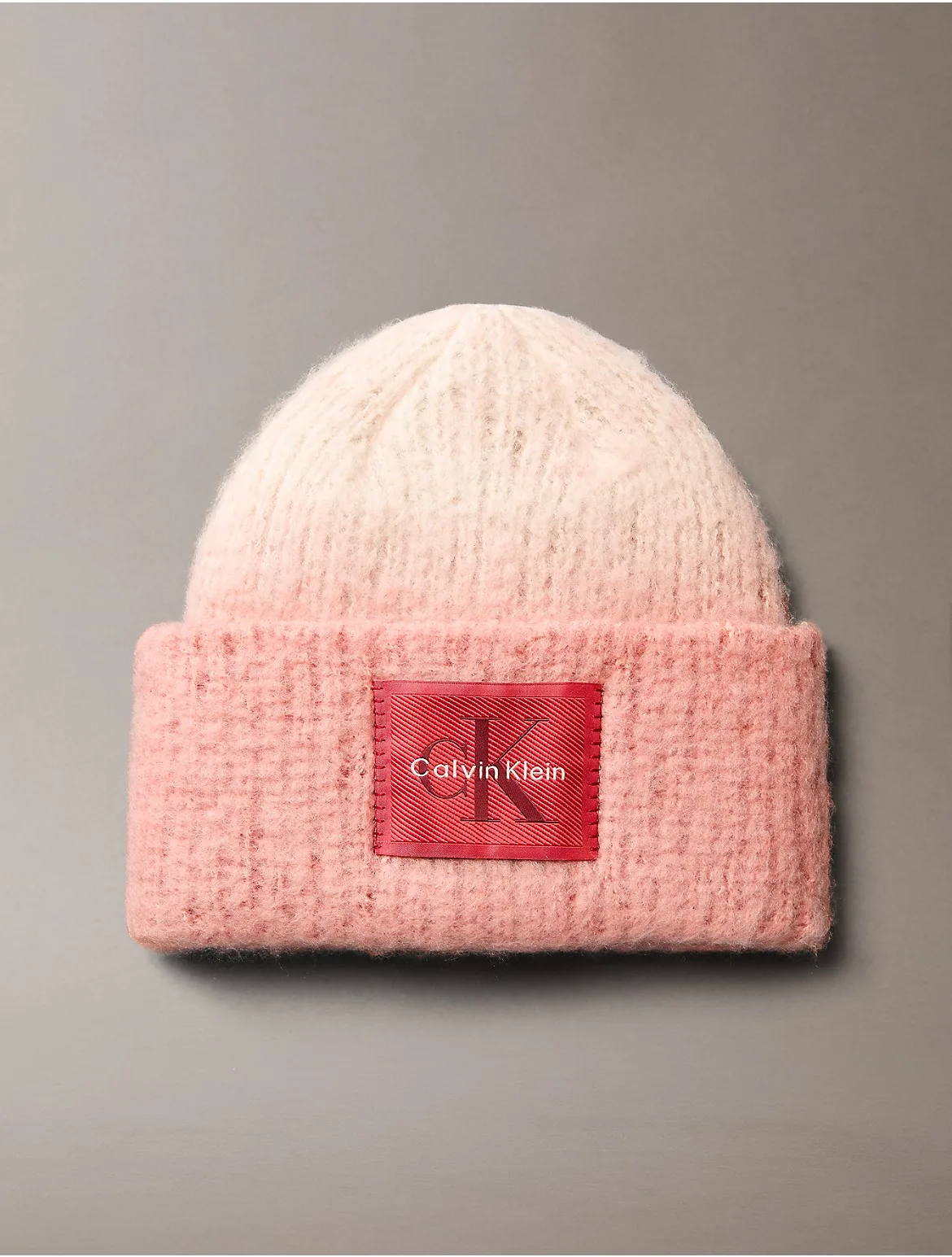 Monologo Ombre Rib Beanie by Calvin Klein