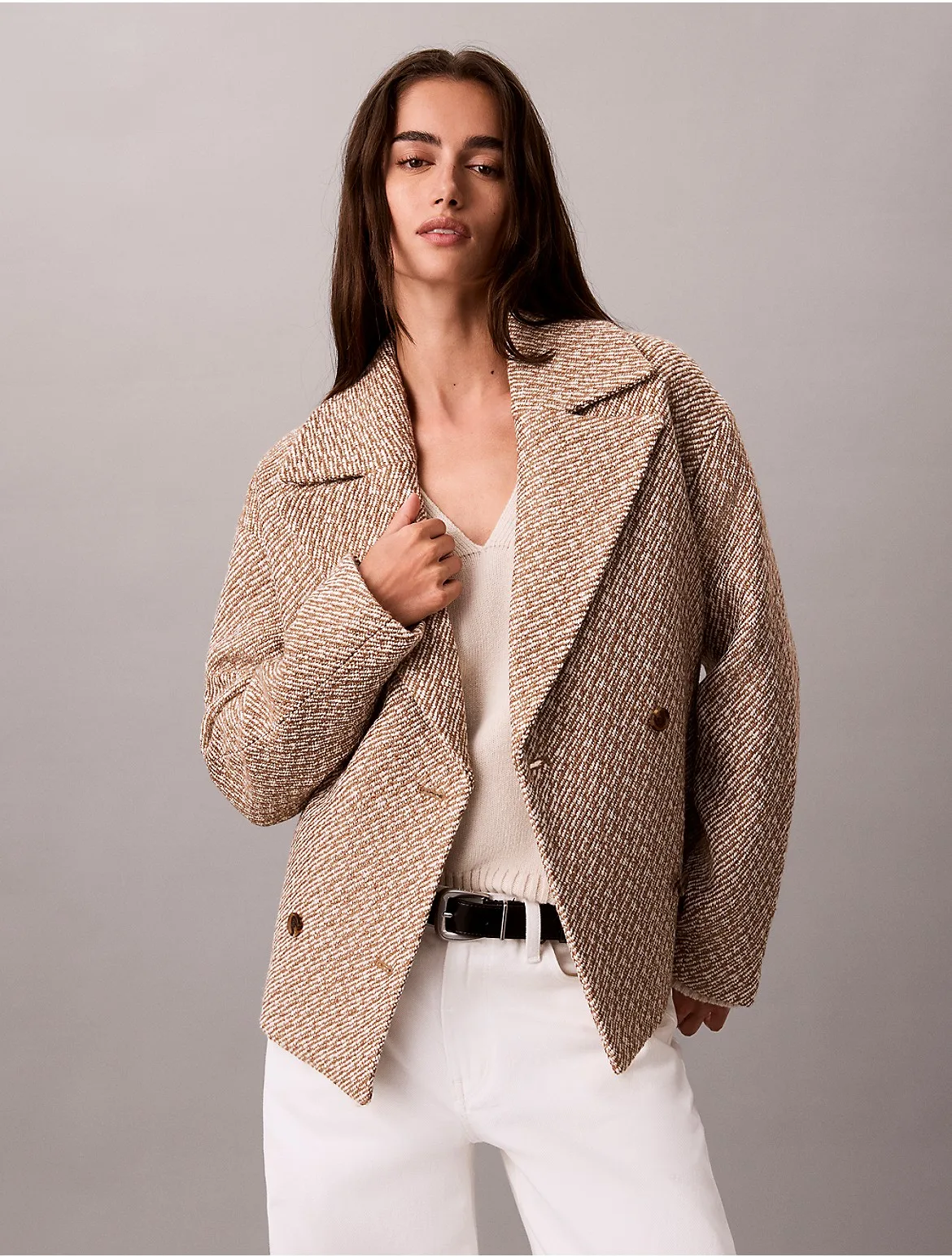 Relaxed Short Peacoat by Calvin Klein
