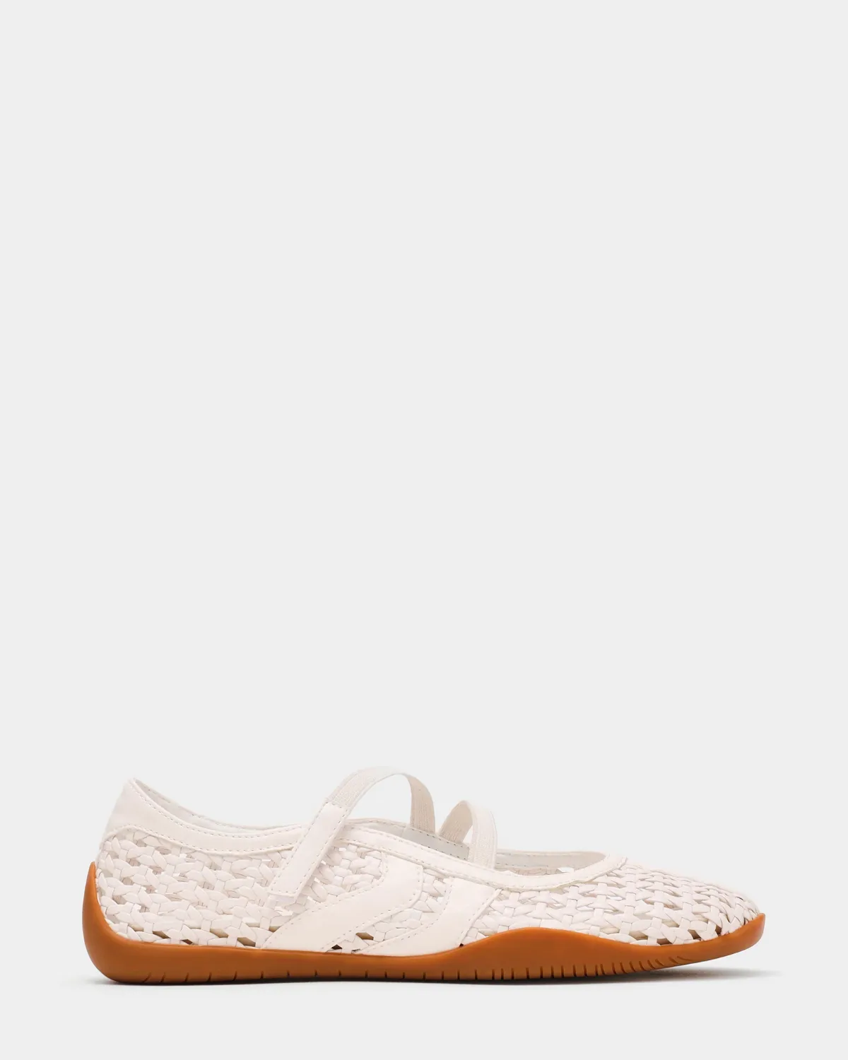 Pulse Woven Ballet Sneakers - Leather by Steve Madden