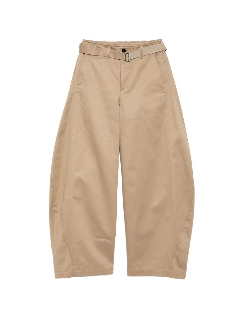 Belt-Loop Ring-Belt Trousers by sacai