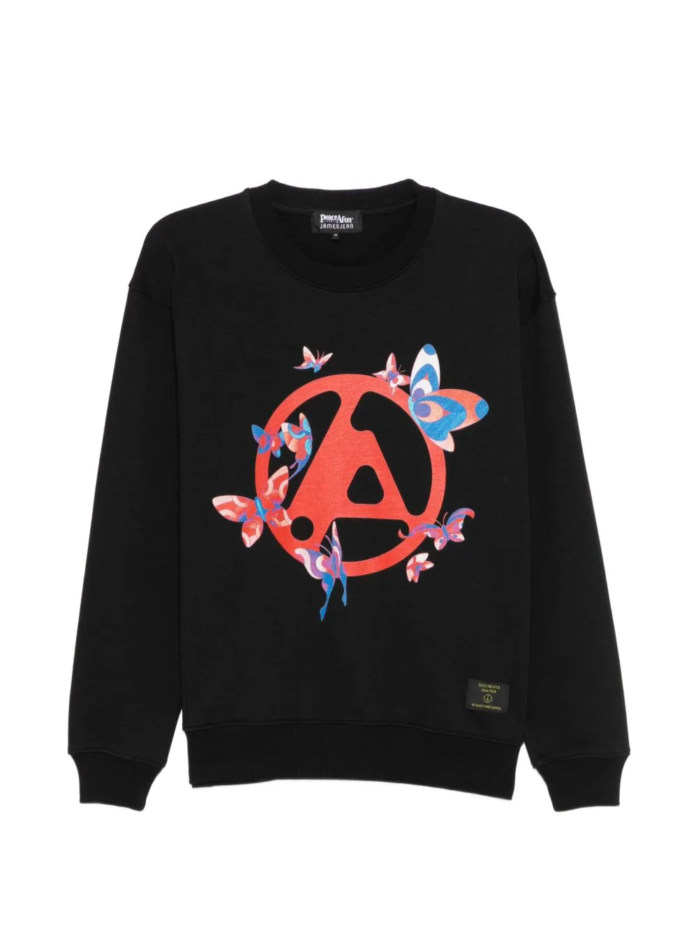 Butterfly Print Sweatshirt by PEACE AND AFTER