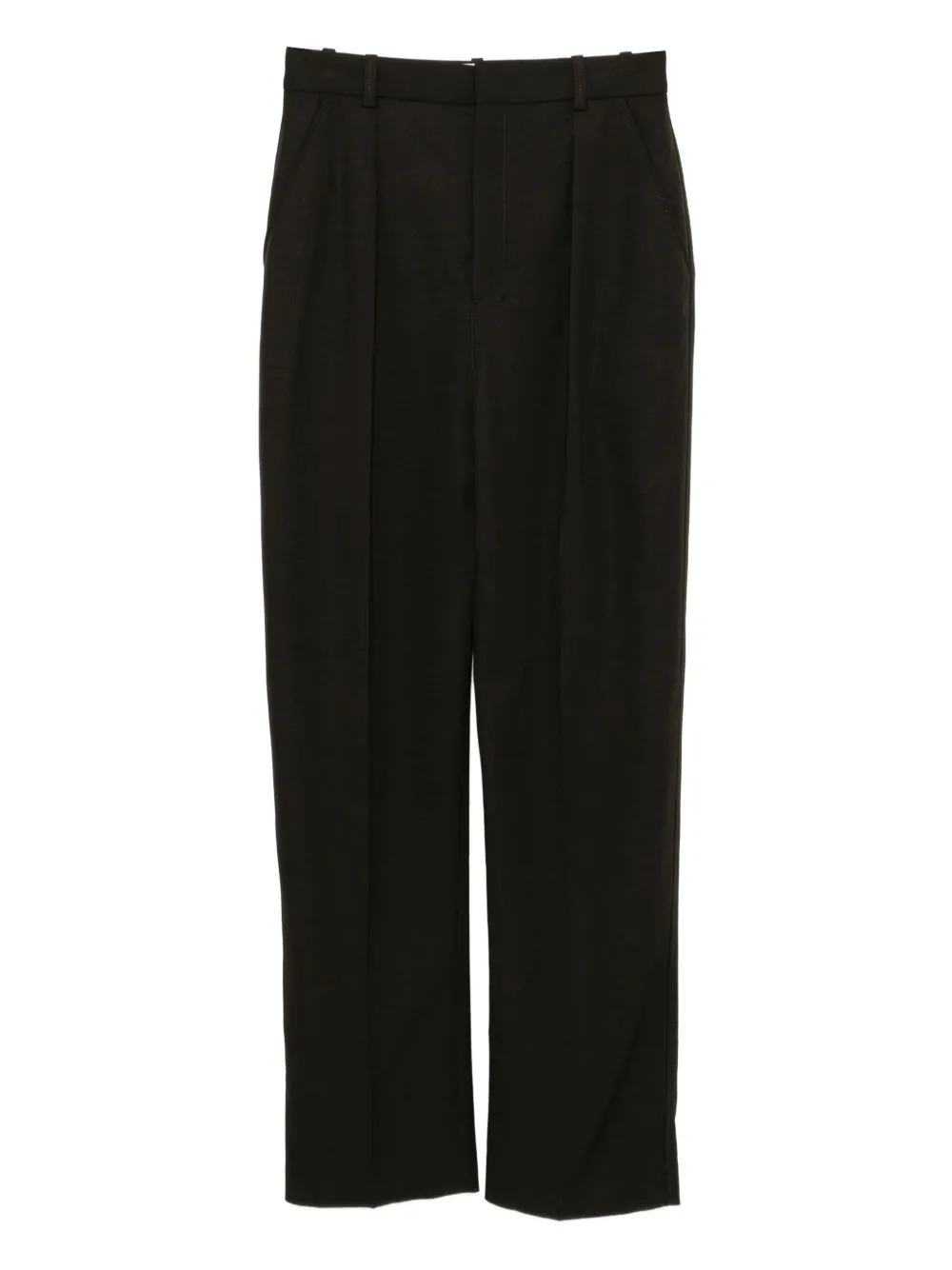 Pleated Straight-Leg Trousers by LEMAIRE