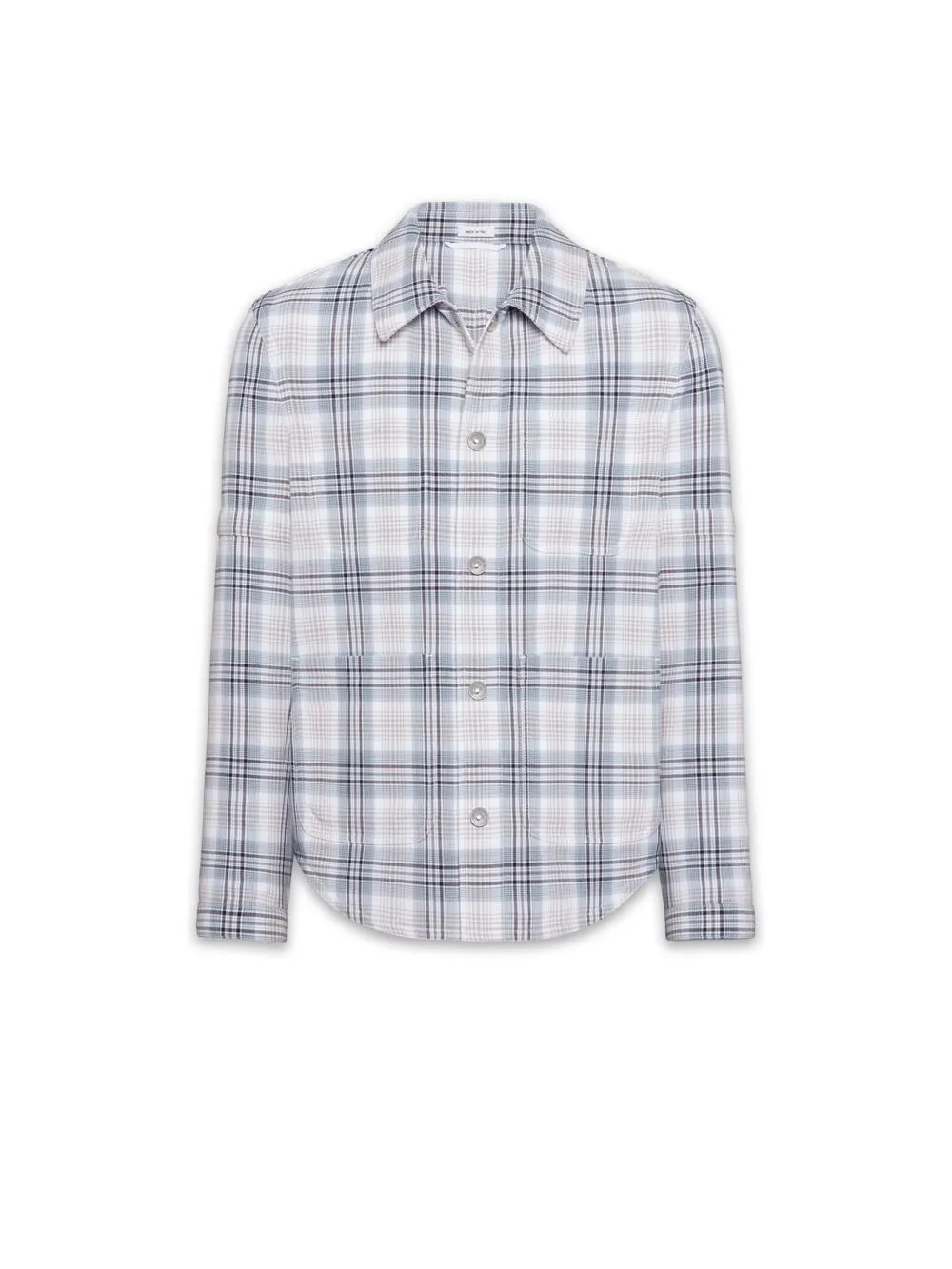 Windowpane Plaid Armband Utility Jacket by Thom Browne