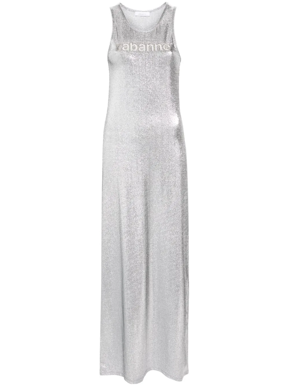 Metallic-Finish Sleeveless Dress by Rabanne