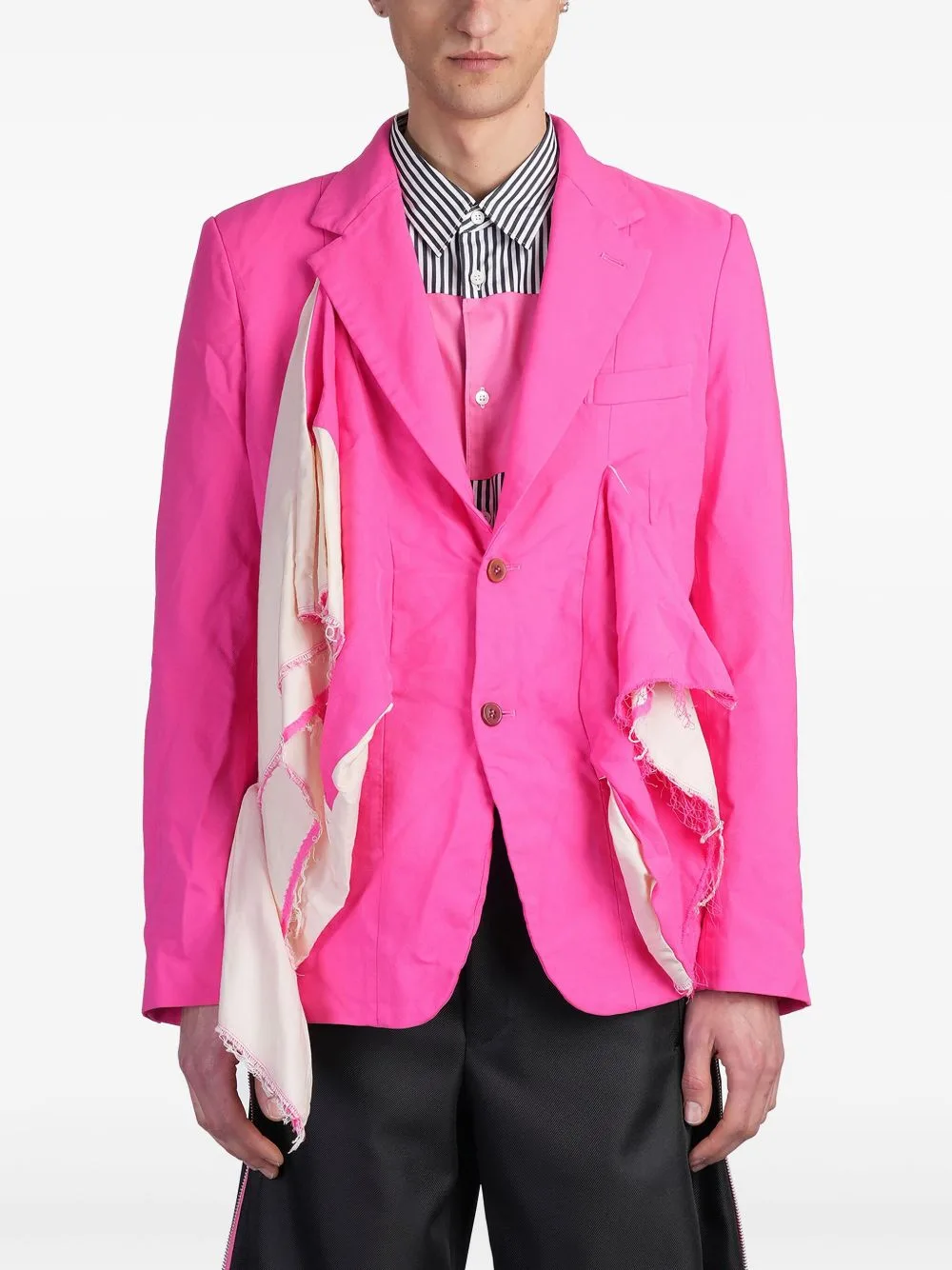 Ruffle-Detailing Blazer by Comme des Garçons Homme Plus