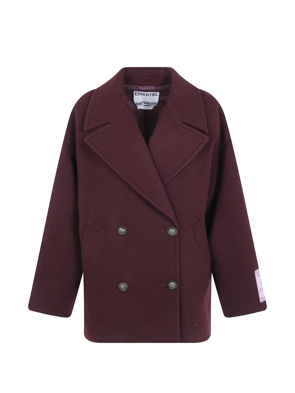 Kidney Double-Breasted Coat by Essentiel Antwerp