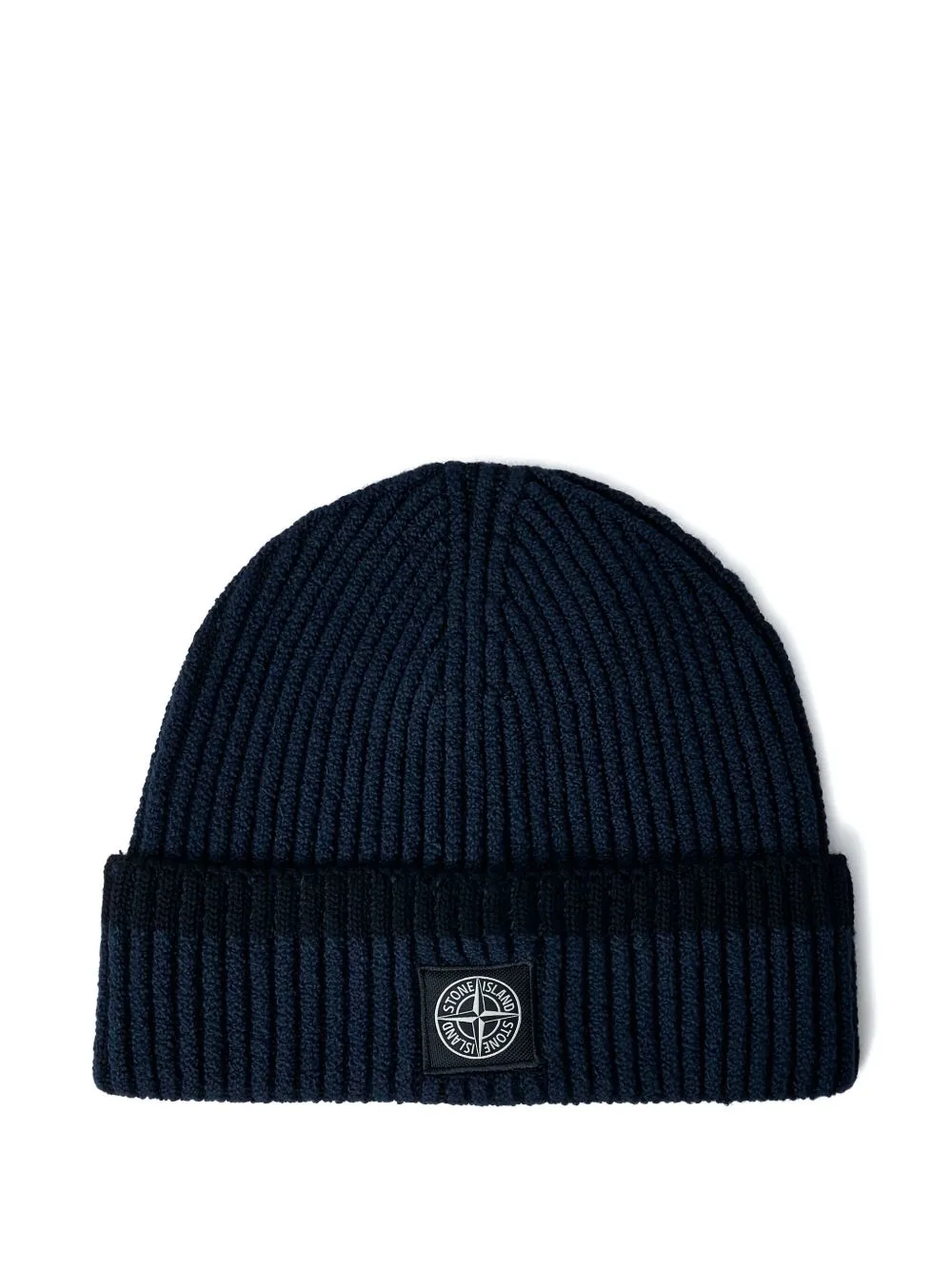 Logo-Motif Ribbed Beanie by Stone Island