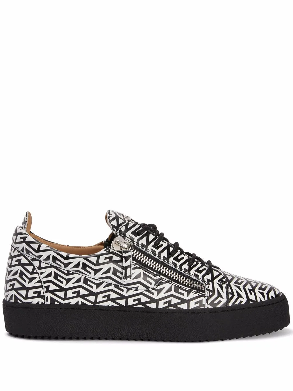Frankie Monogram Sneakers by Giuseppe Zanotti
