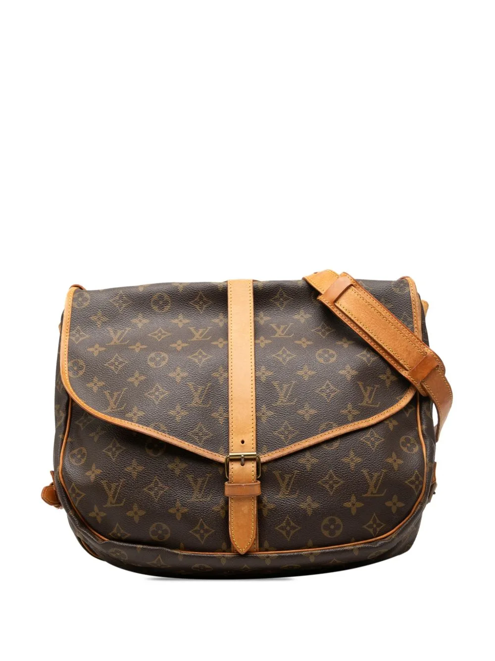 1997 Monogram Saumur 35 Crossbody Bag by Louis Vuitton Pre-Owned