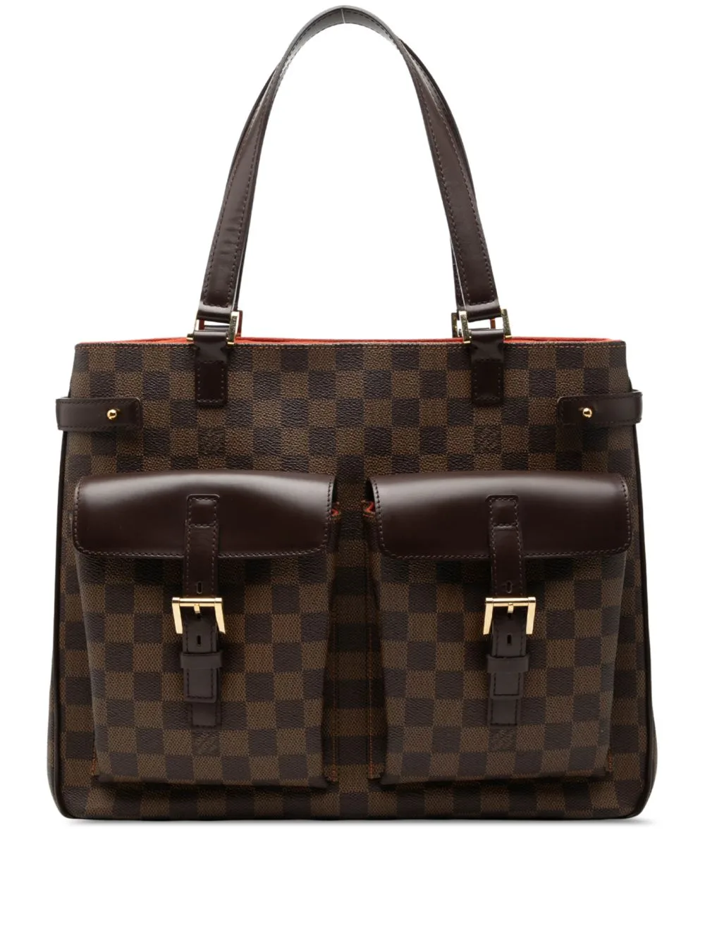 2005 Damier Ebene Uzes Tote Bag by Louis Vuitton Pre-Owned