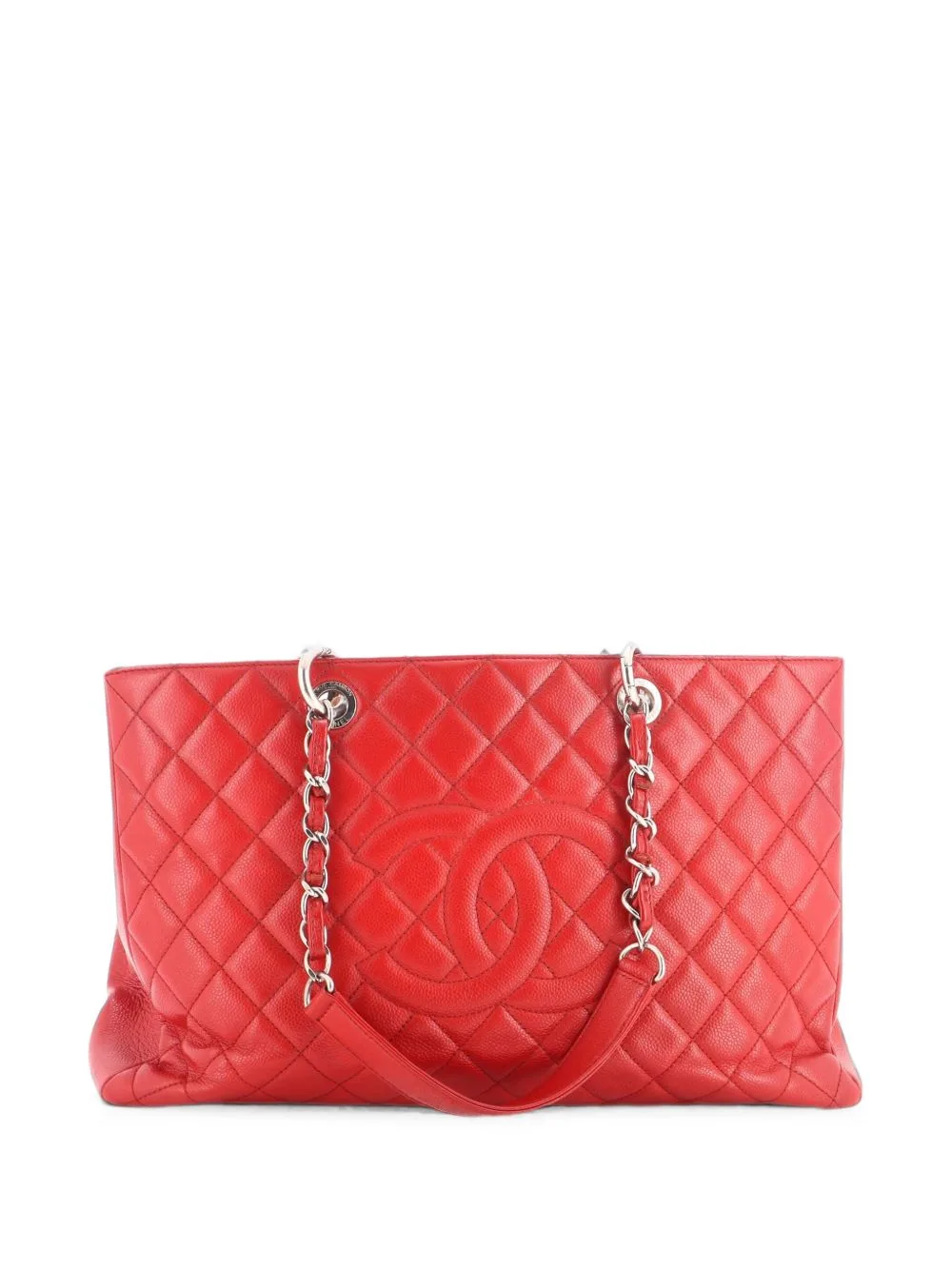Grand Shopping Quilted Caviar XL Tote Bag