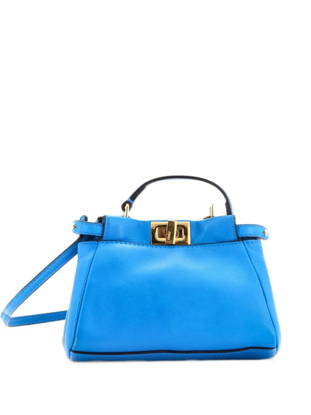 Peekaboo Bag Leather Micro Crossbody Bag