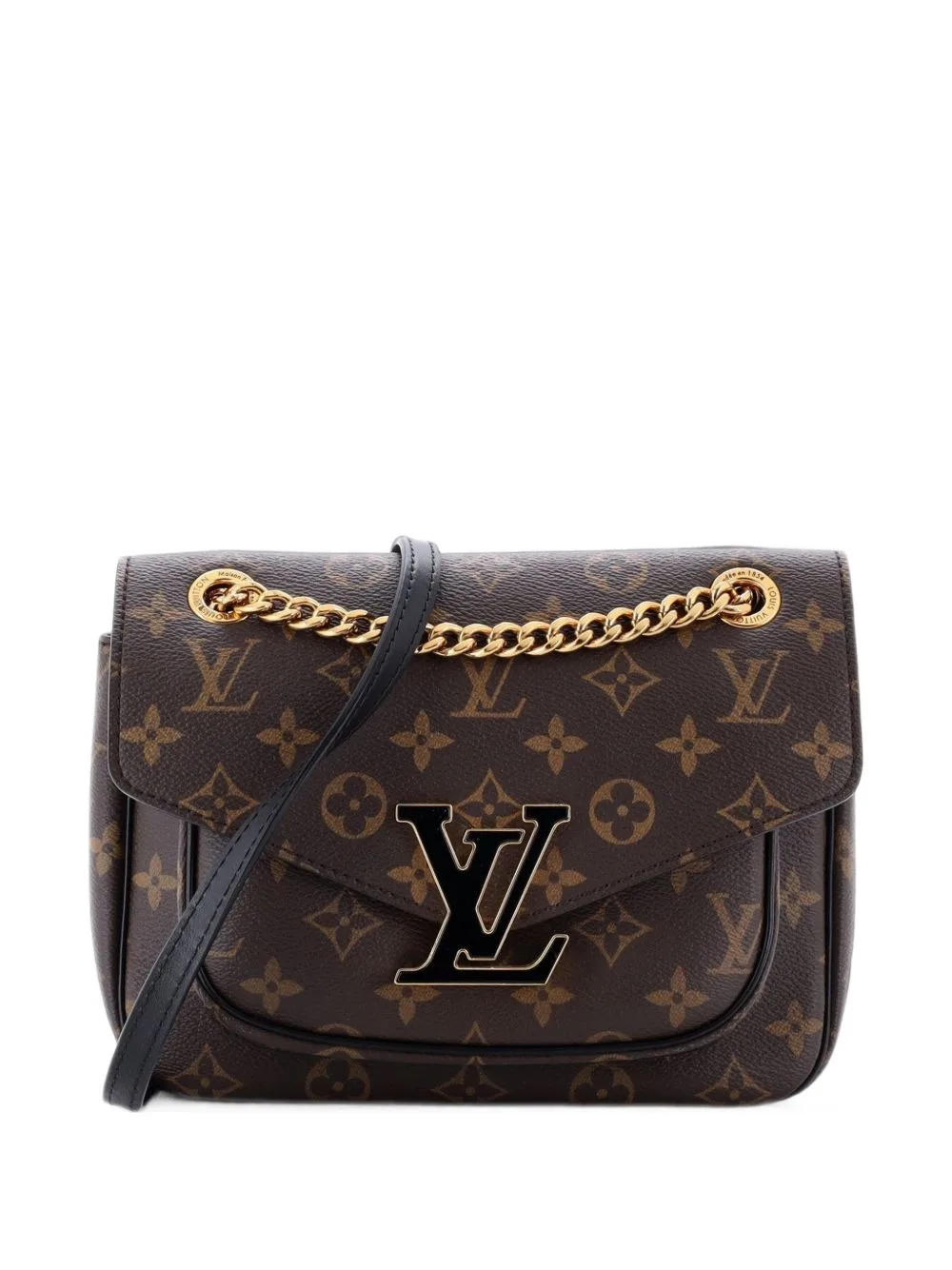 Passy Handbag Monogram Canvas Crossbody Bag by Louis Vuitton Pre-Owned