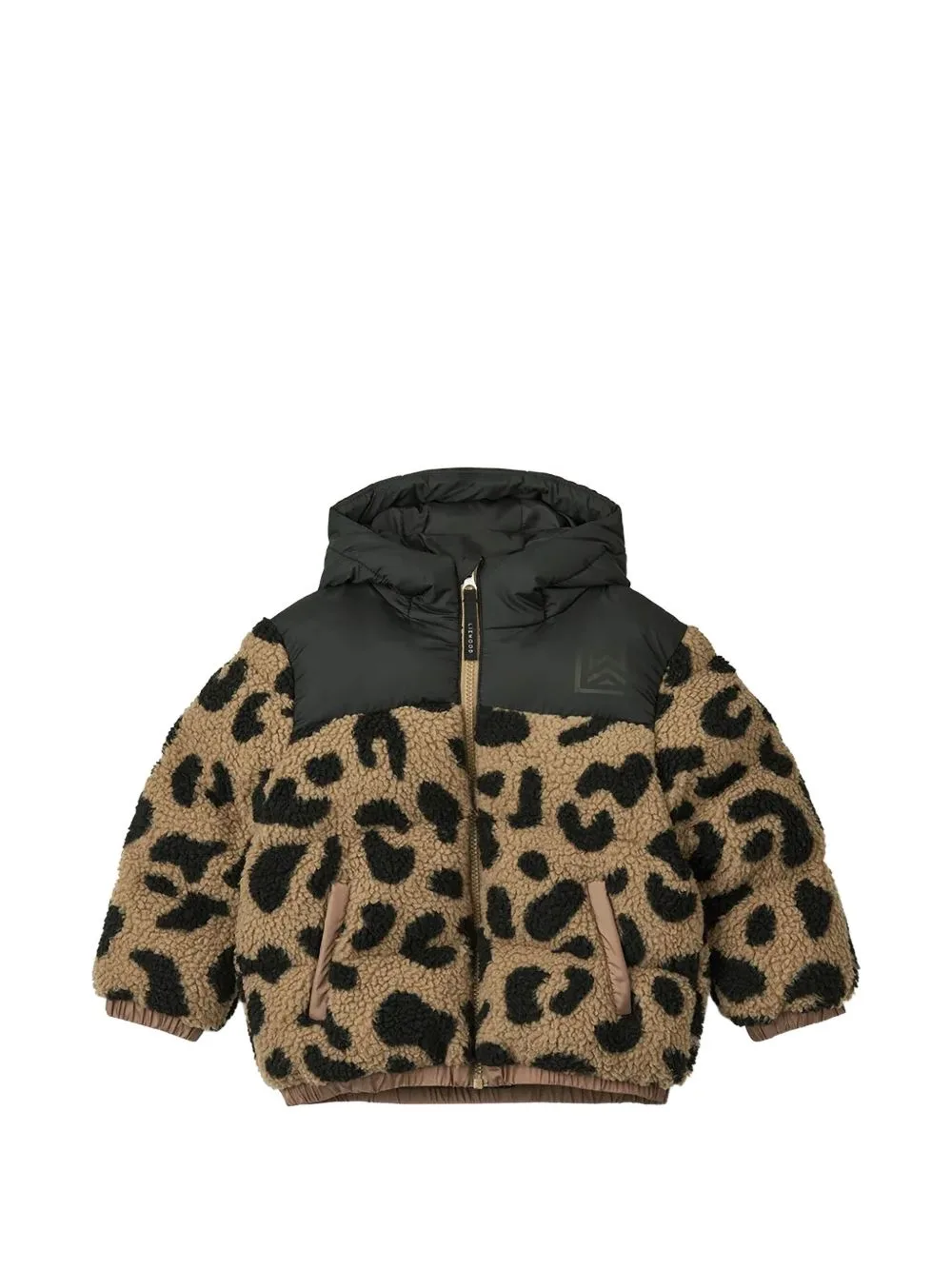 Niko Leopard-Print Fleece Jacket by Liewood