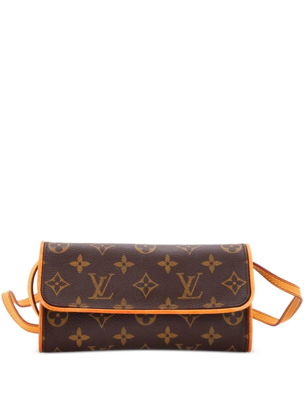 Twin Handbag Monogram Canvas PM Crossbody Bag