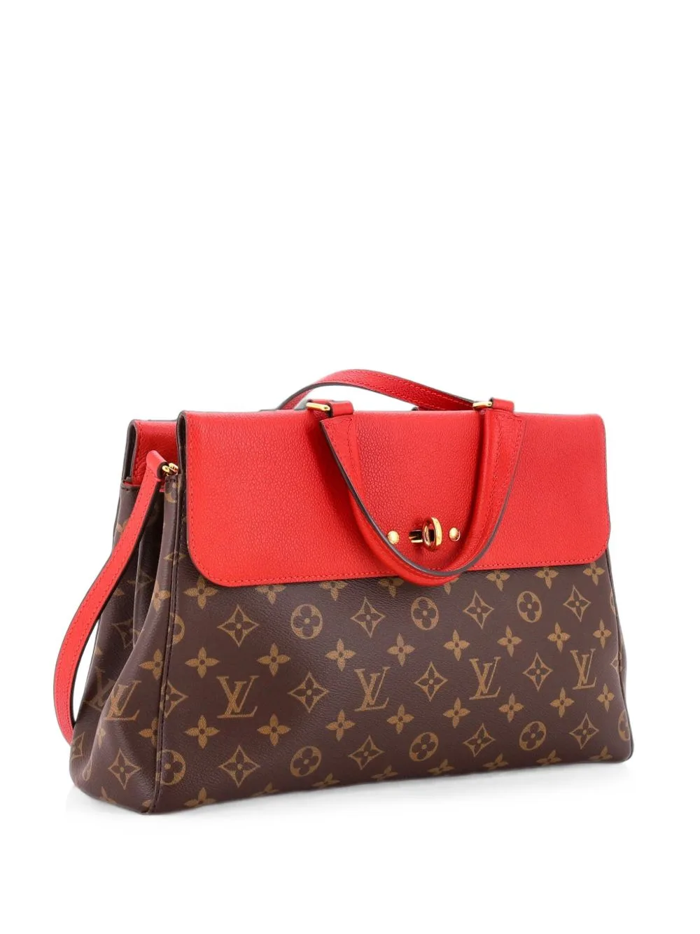 Venus Handbag Monogram Canvas and Leather Satchel