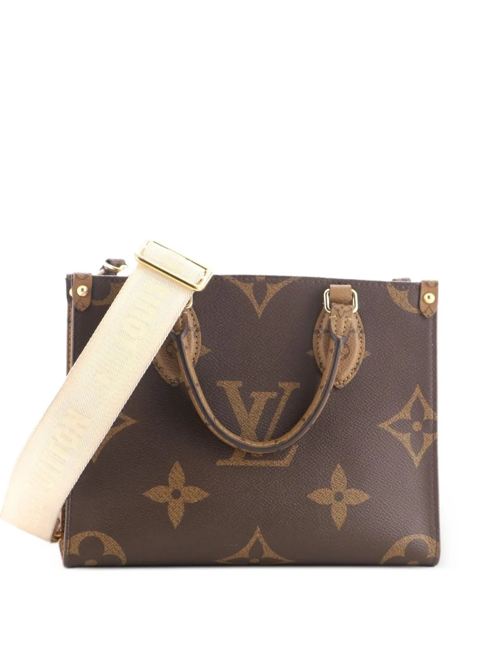 OnTheGo Tote Reverse Monogram Giant PM Shoulder Bag by Louis Vuitton Pre-Owned
