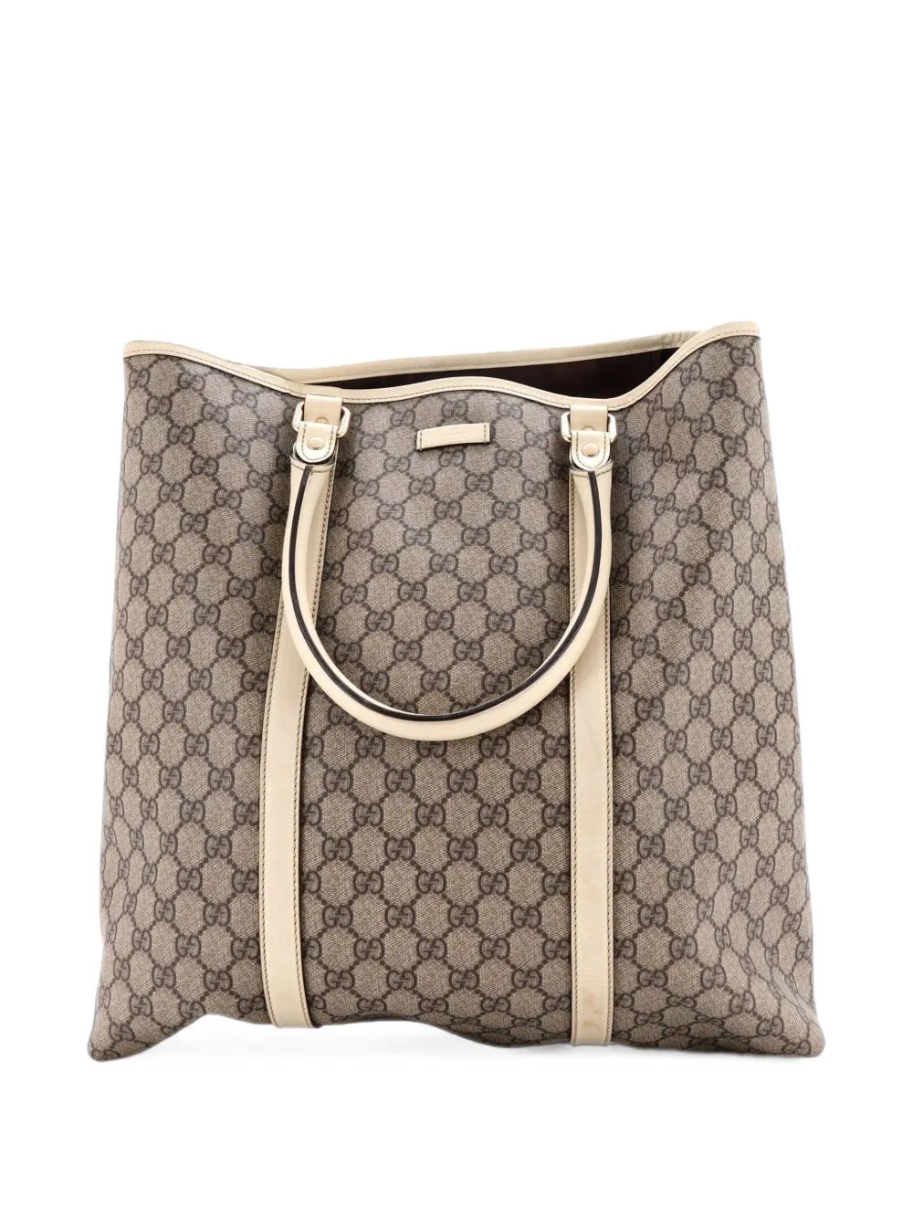 Joy GG Coated Canvas with Leather Large Tote Bag by Gucci Pre-Owned