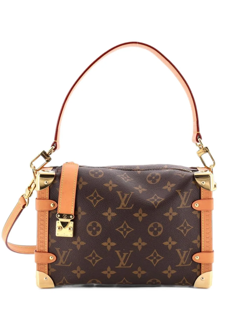 Side Trunk Handbag Monogram Canvas mm Satchel by Louis Vuitton Pre-Owned
