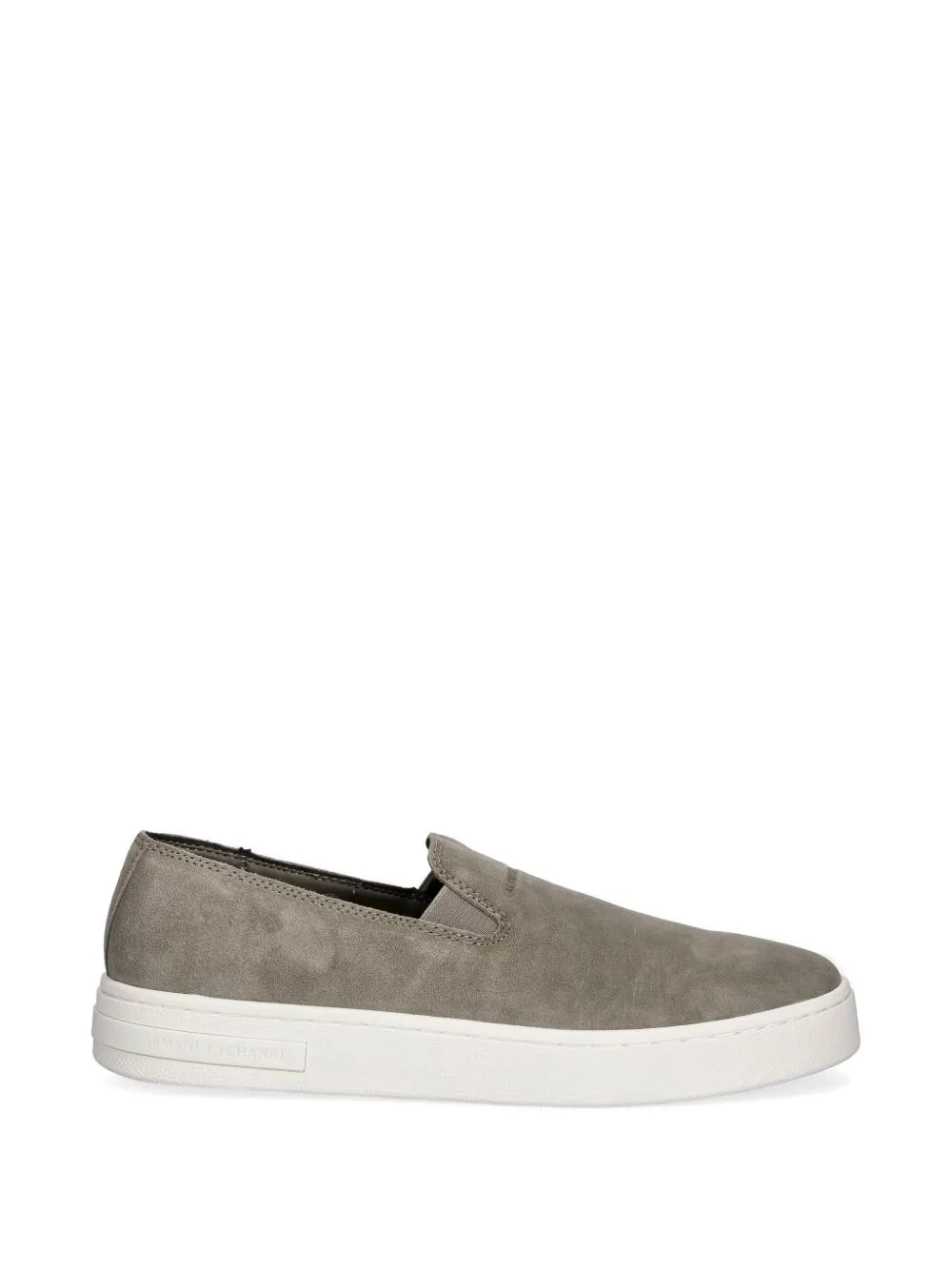 Logo-Embossed Slip-On Sneakers by Armani Exchange