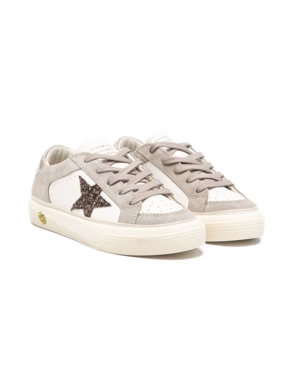May with Double Quarter and Toe Sneakers by Golden Goose Kids