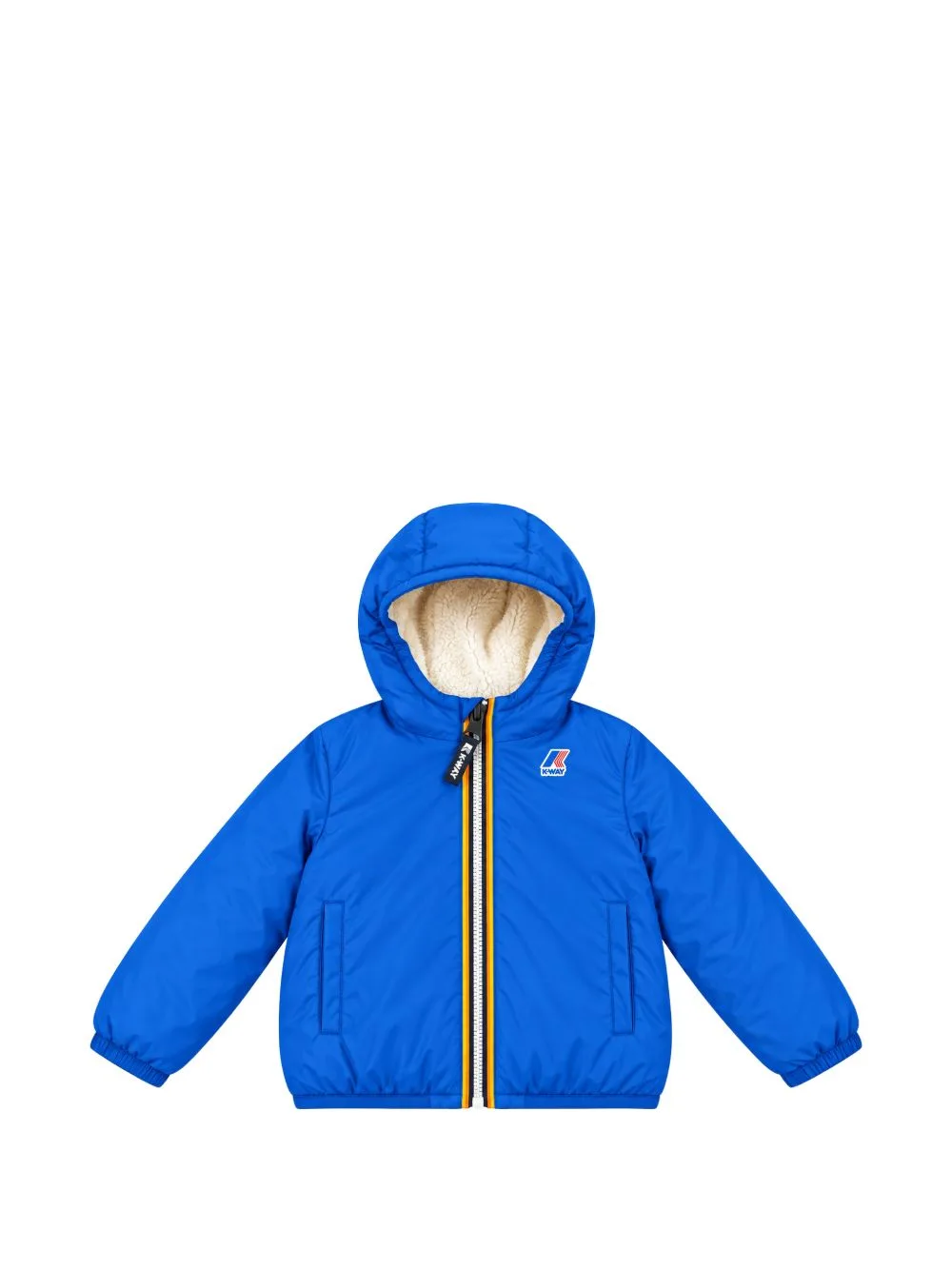 Hooded Logo-Print Jacket by K Way Kids