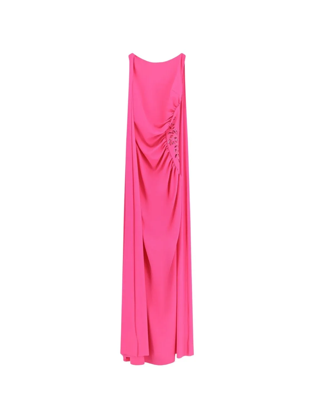 Sequin-Embellished Ruched Maxi Dress by CHIARA BONI La Petite Robe