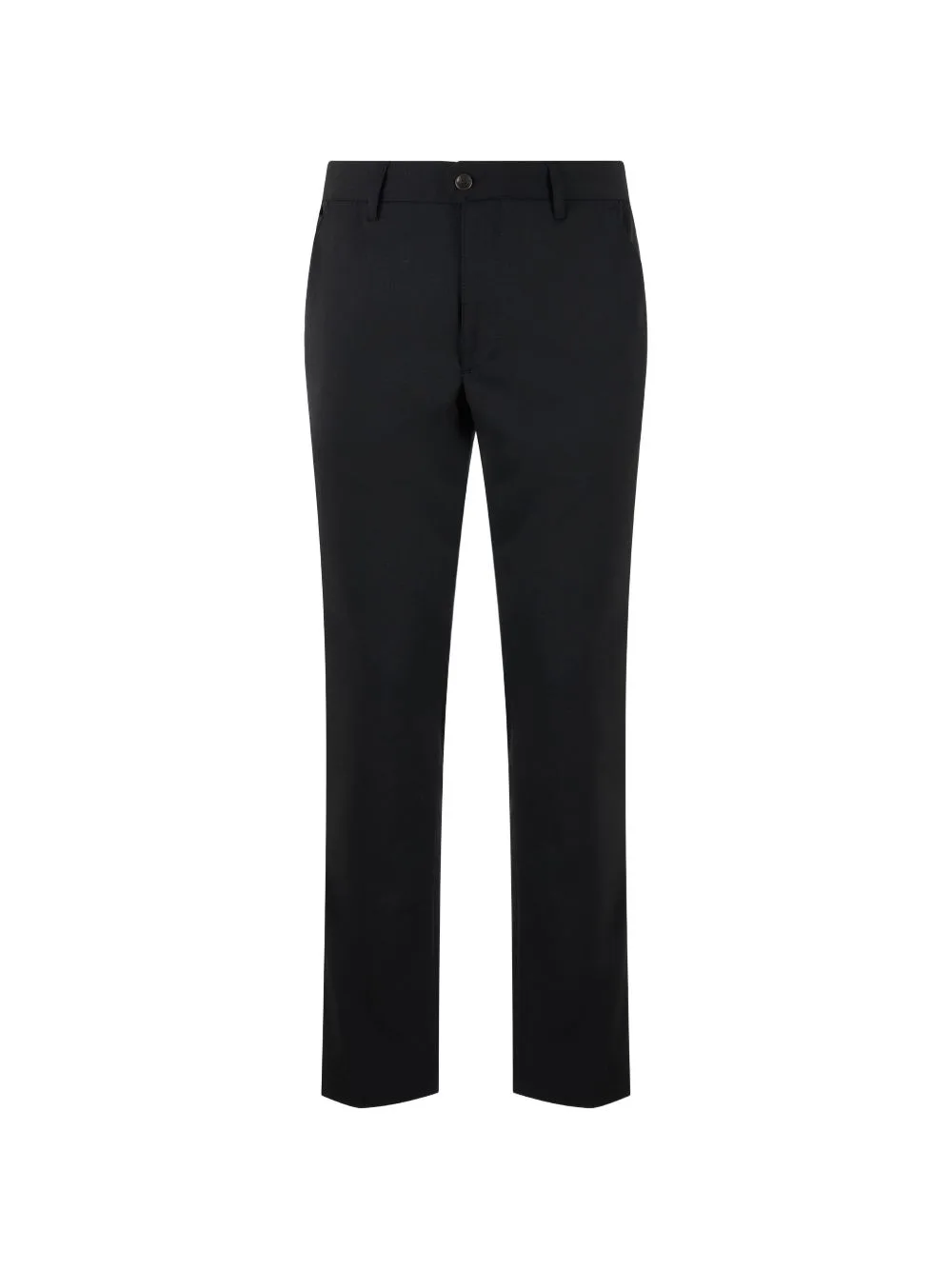 Logo-Patch Straight-Leg Trousers