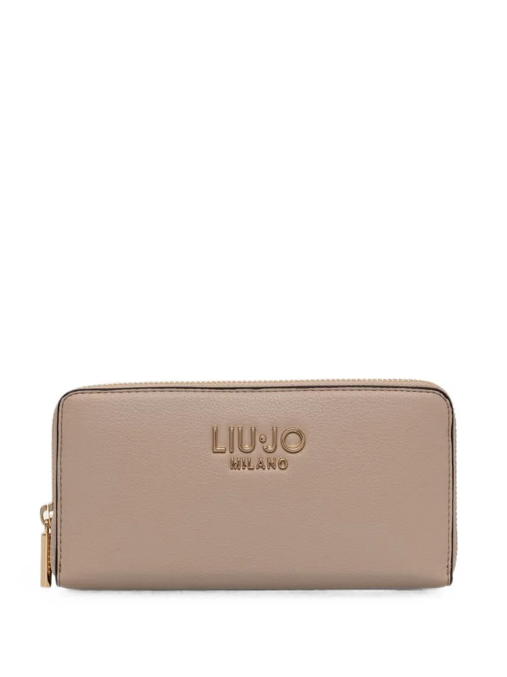 Logo-Plaque Zip-Around Wallet by LIU JO