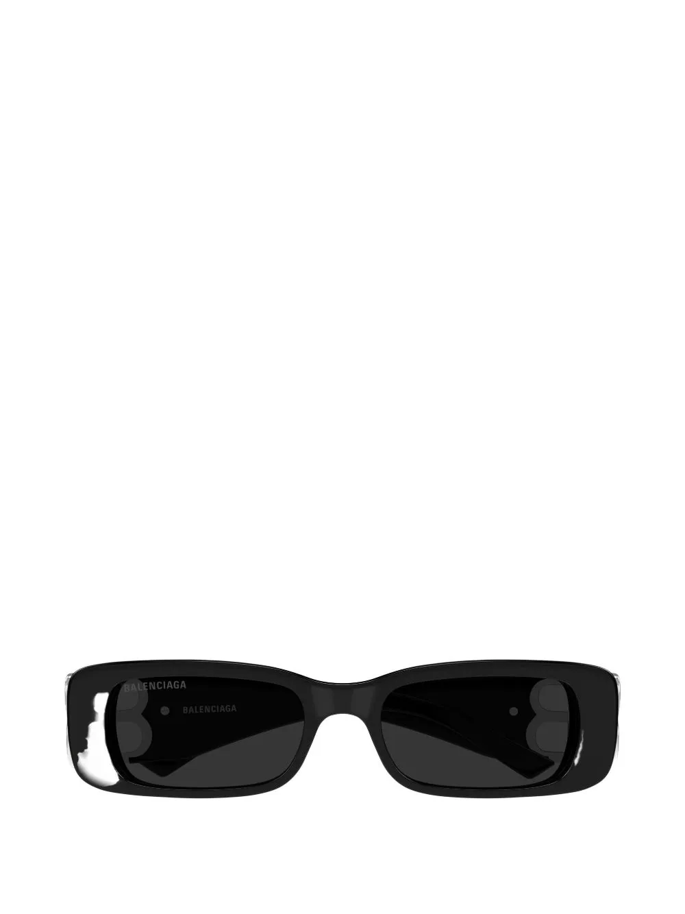 Dynasty BB Logo-Plaque Rectangle-Frame Sunglasses by Balenciaga Eyewear