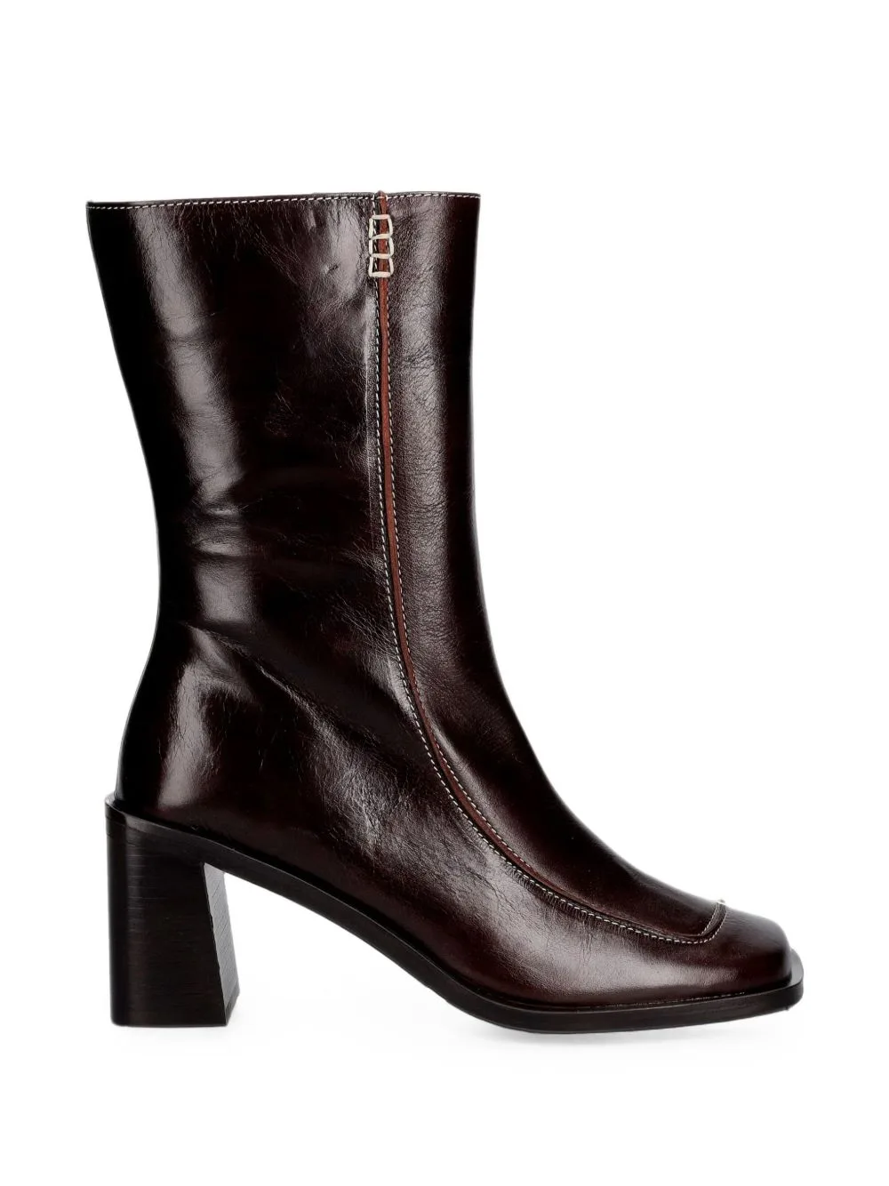 Square-Toe Ankle Boots