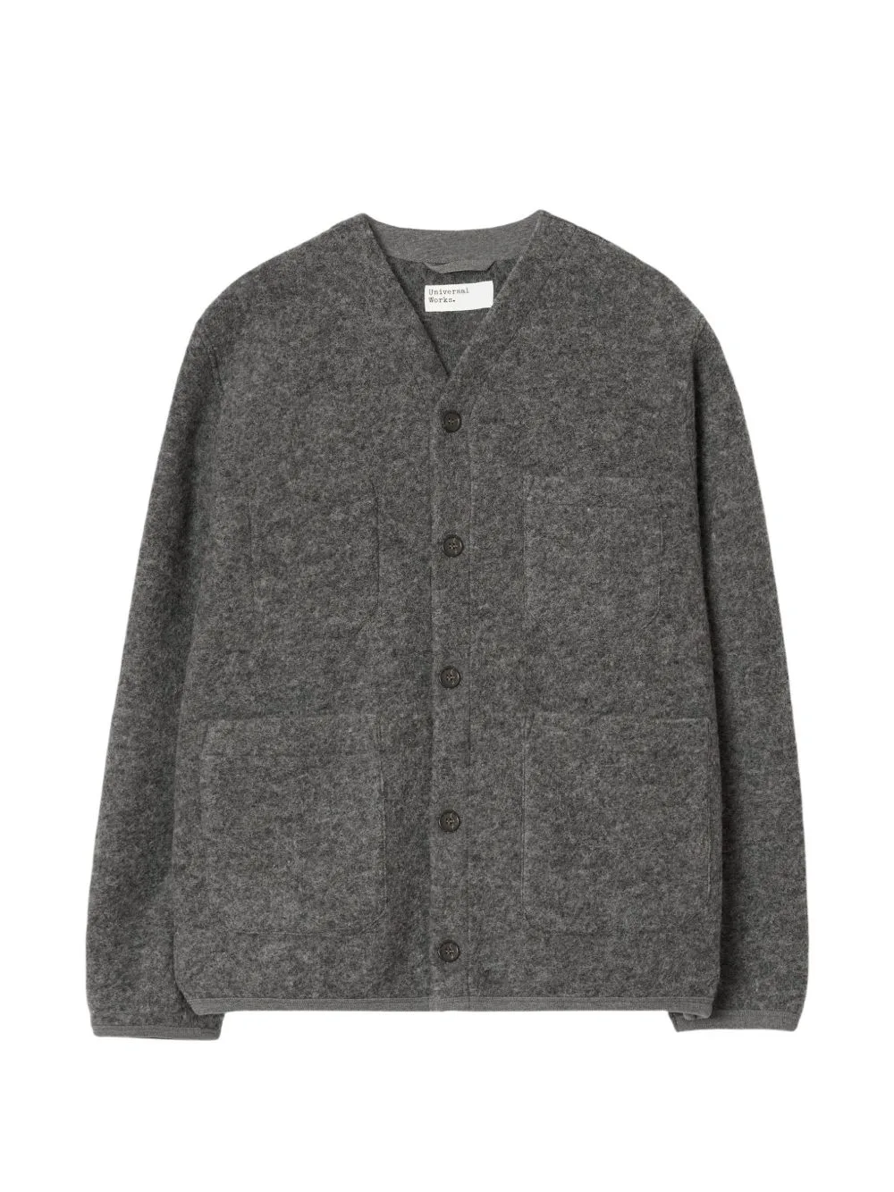 Button-Up Patch-Pocket Cardigan by Universal Works