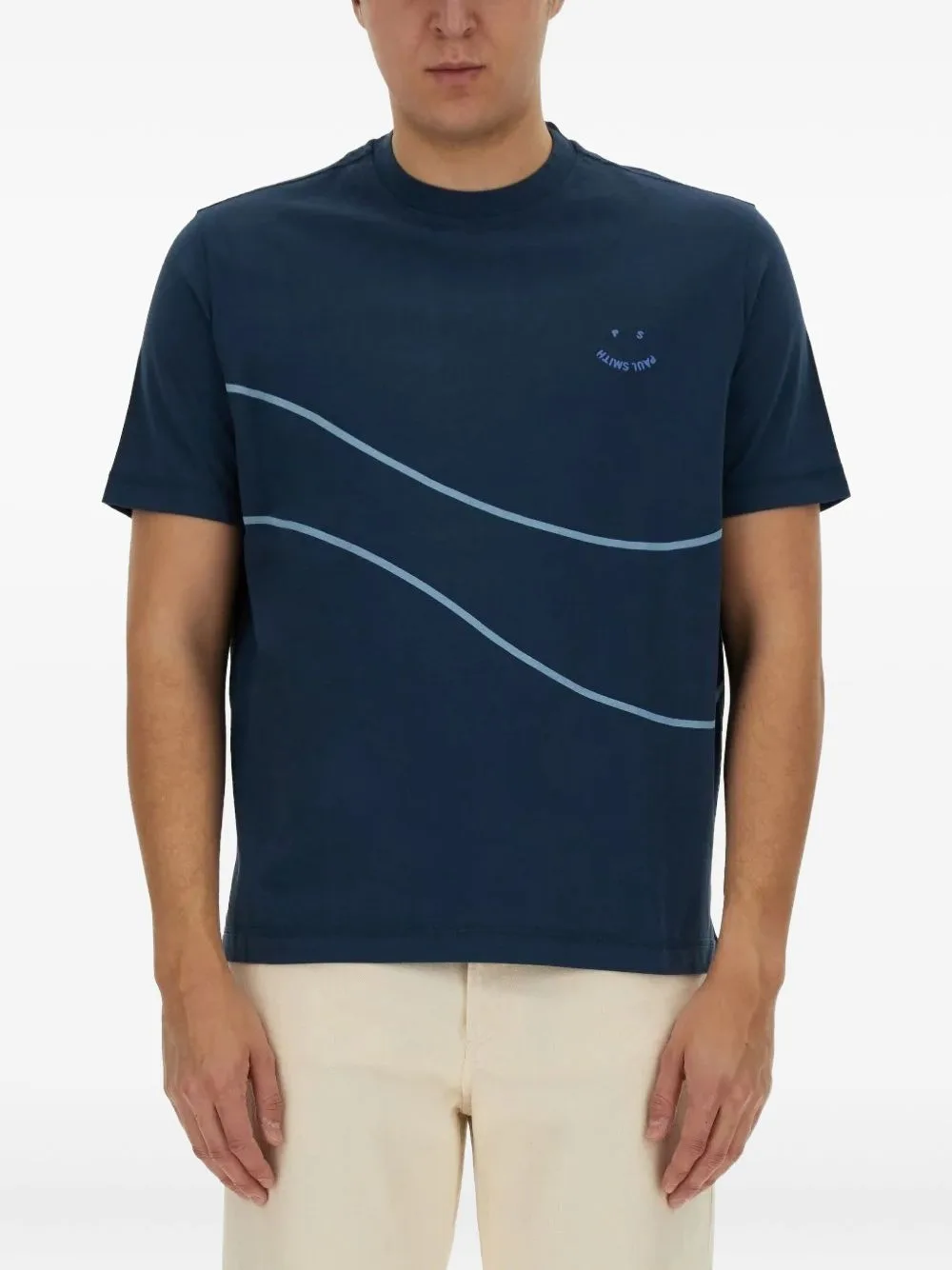 Curved Line T-Shirt by PS Paul Smith