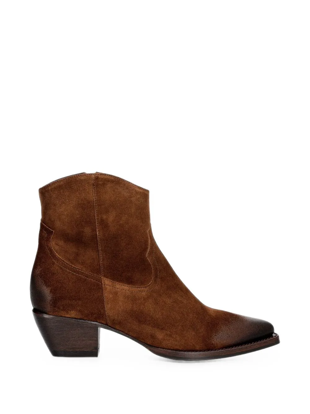 Western-Style Suede Ankle Boots by BILLI BI