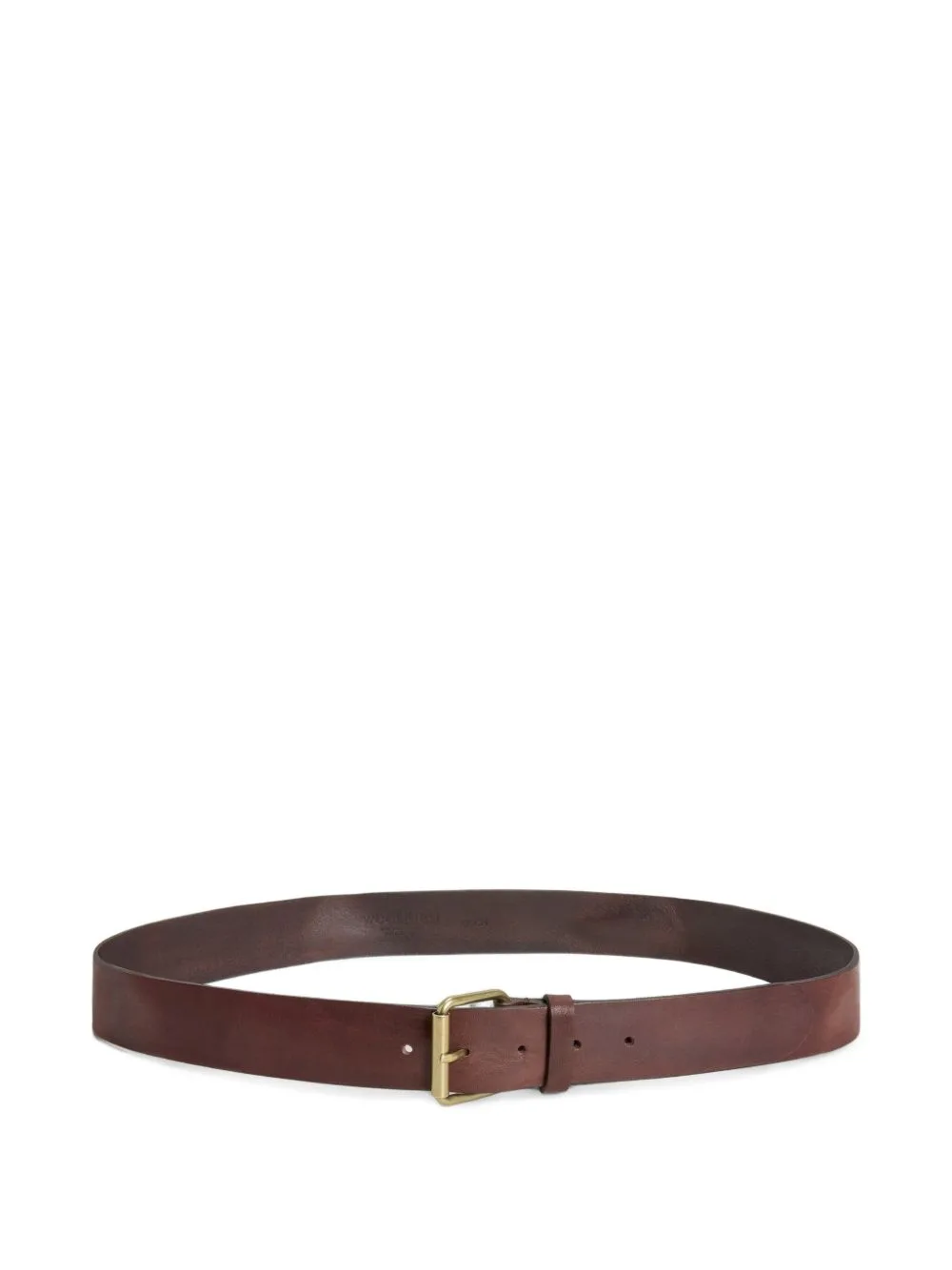 Distressed Leather Belt by Woolrich