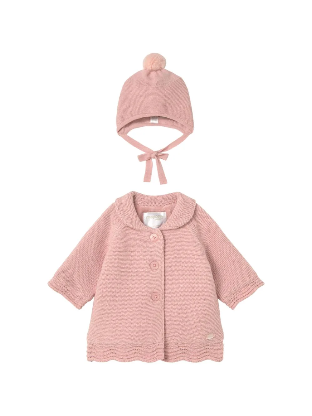 Button-Up Garter-Stitch Jacket by Mayoral