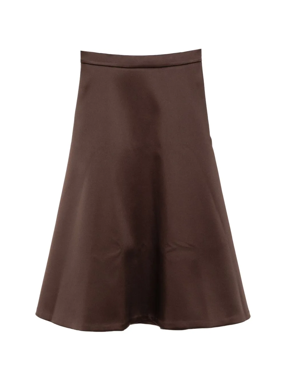 Satin Midi Skirt by Róhe