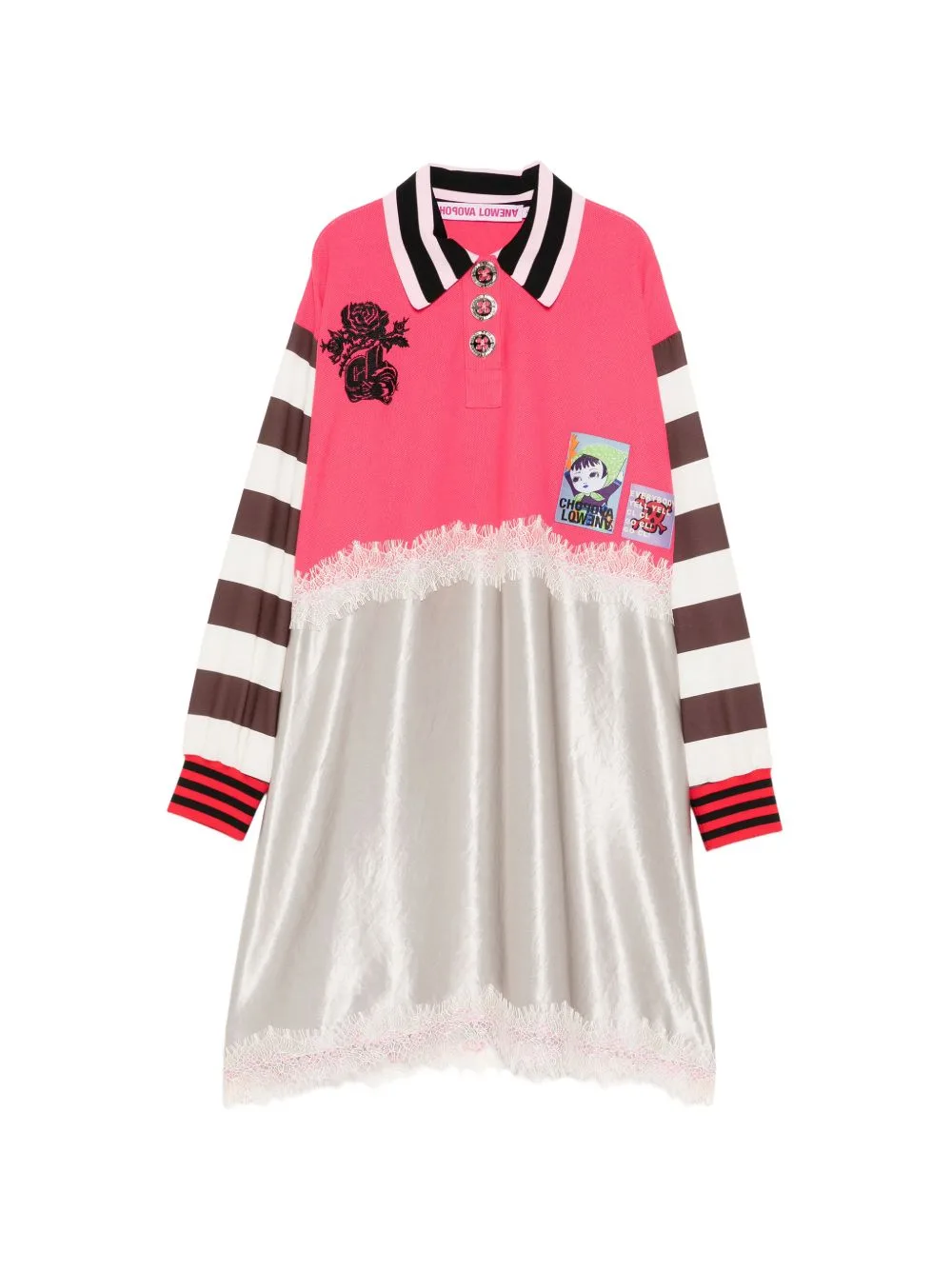 Contrasting Collar Dress by Chopova Lowena