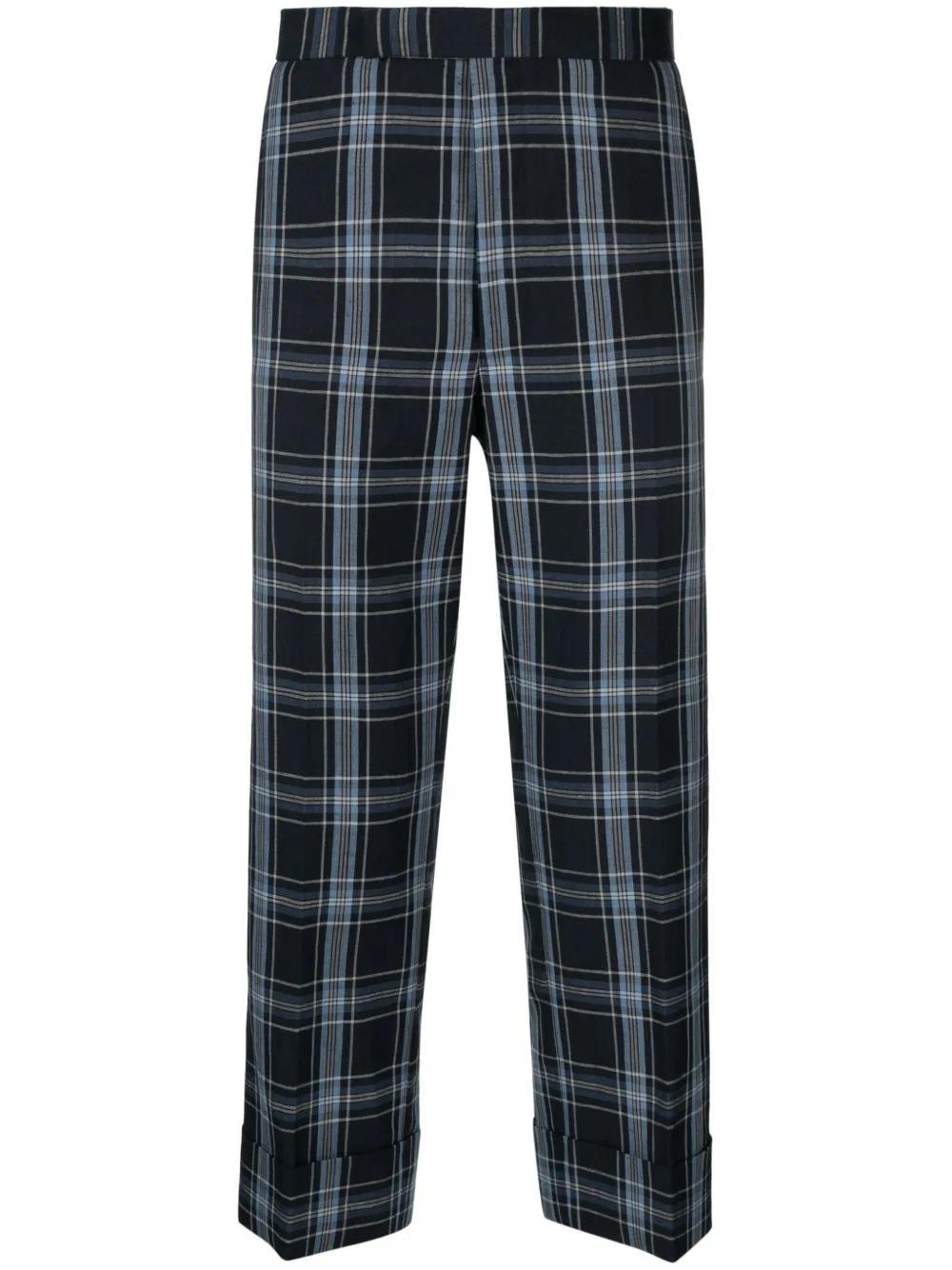 Low-Rise Drop-Crotch Tailored Trousers by Thom Browne