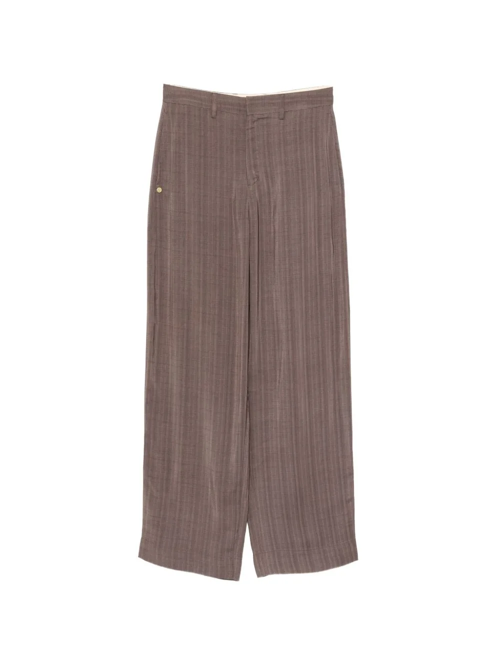 Button Straight-Leg Trousers by SAMUEL GUÌ YANG