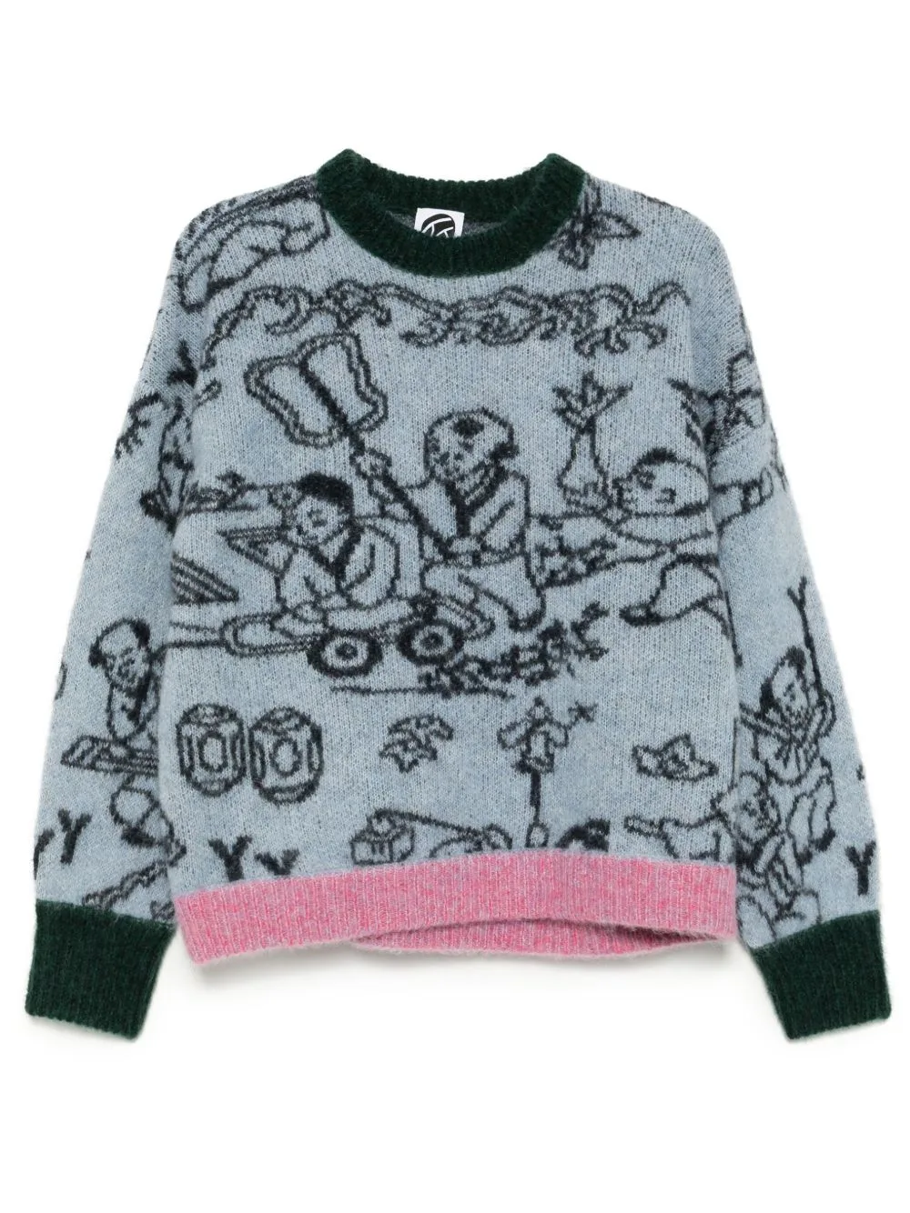 Jacquard Sweater by YANYAN KNITS