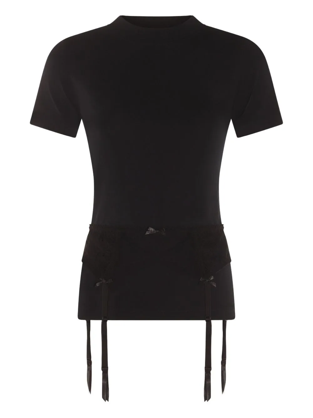 Lace-Trimmed T-Shirt by Balenciaga