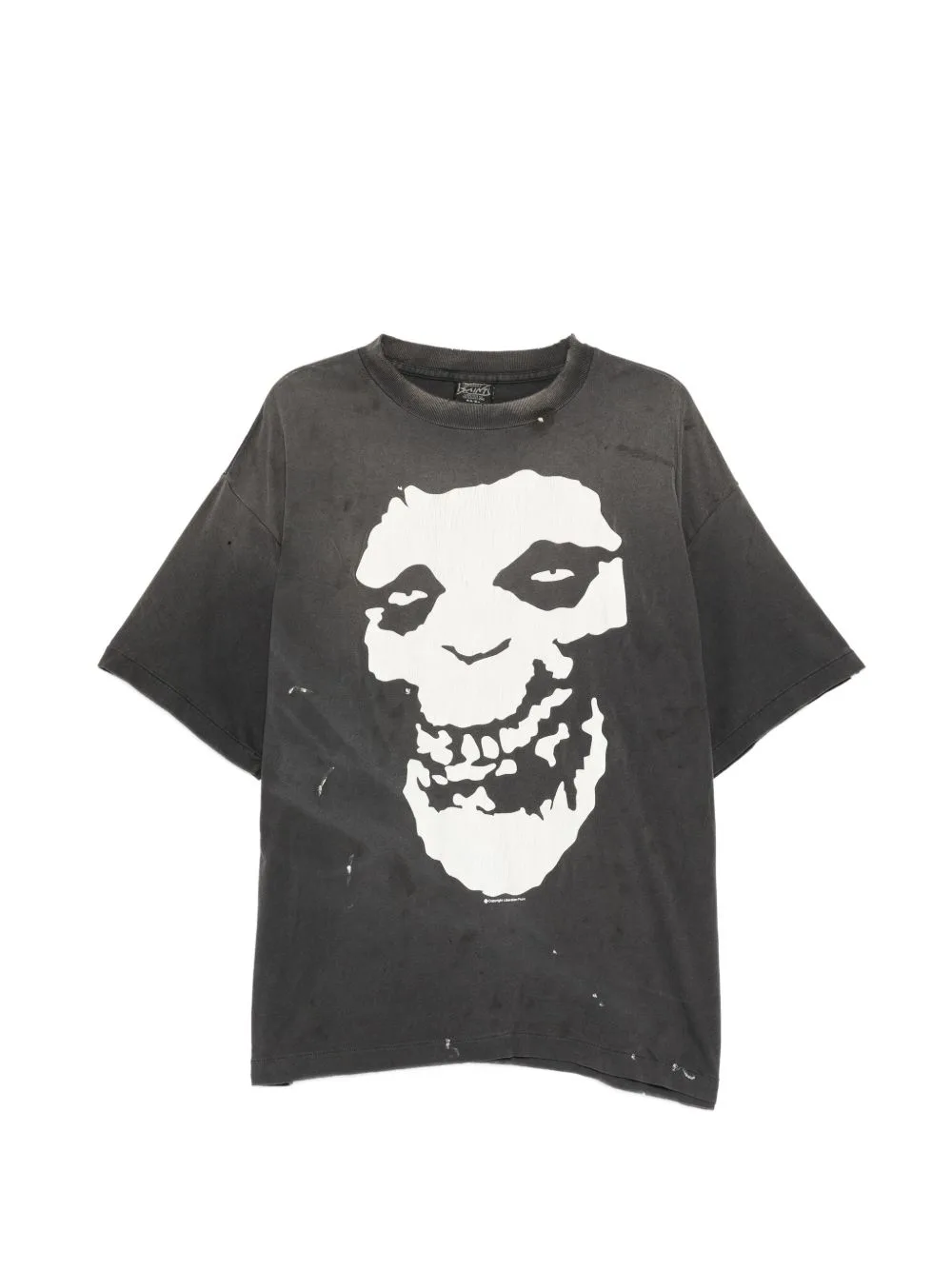 Graphic-Print Distressed T-Shirt by Le Mont Saint Michel