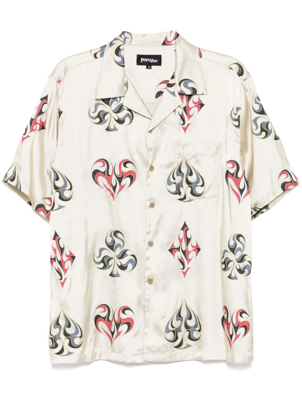 PEACE and AFTER x Tetsuya Nakamura Playing Cards Shirt by PEACE AND AFTER